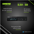 Receptor Inalámbrico Dual Shure SLXD4-G58 (470 A 514 Mhz)